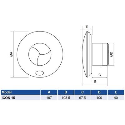 AIRFLOW ICON 15 LOW ENERGY WHITE AUTOMATIC 10cm BATHROOM AXIAL EXTRACTOR FAN, 72683501 AIRFLOW ICON 15 LOW ENERGY WHITE AUTOMATIC 10cm BATHROOM AXIAL EXTRACTOR FAN, 72683501